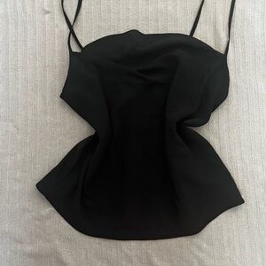 Topshop Black Camisole Sleeveless Top